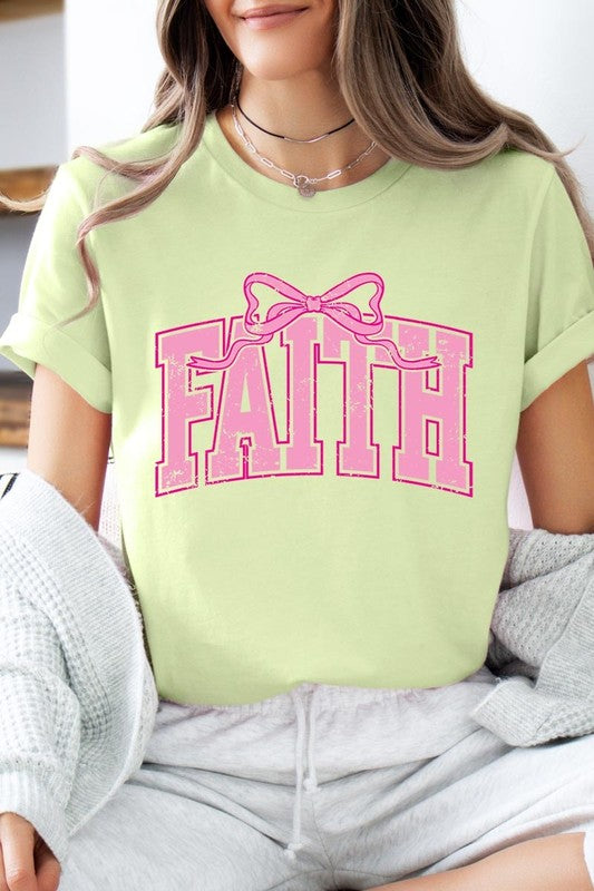 Faith Coquette Bow Graphic Tee