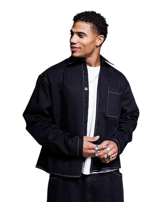 Oversized Collar Jacket