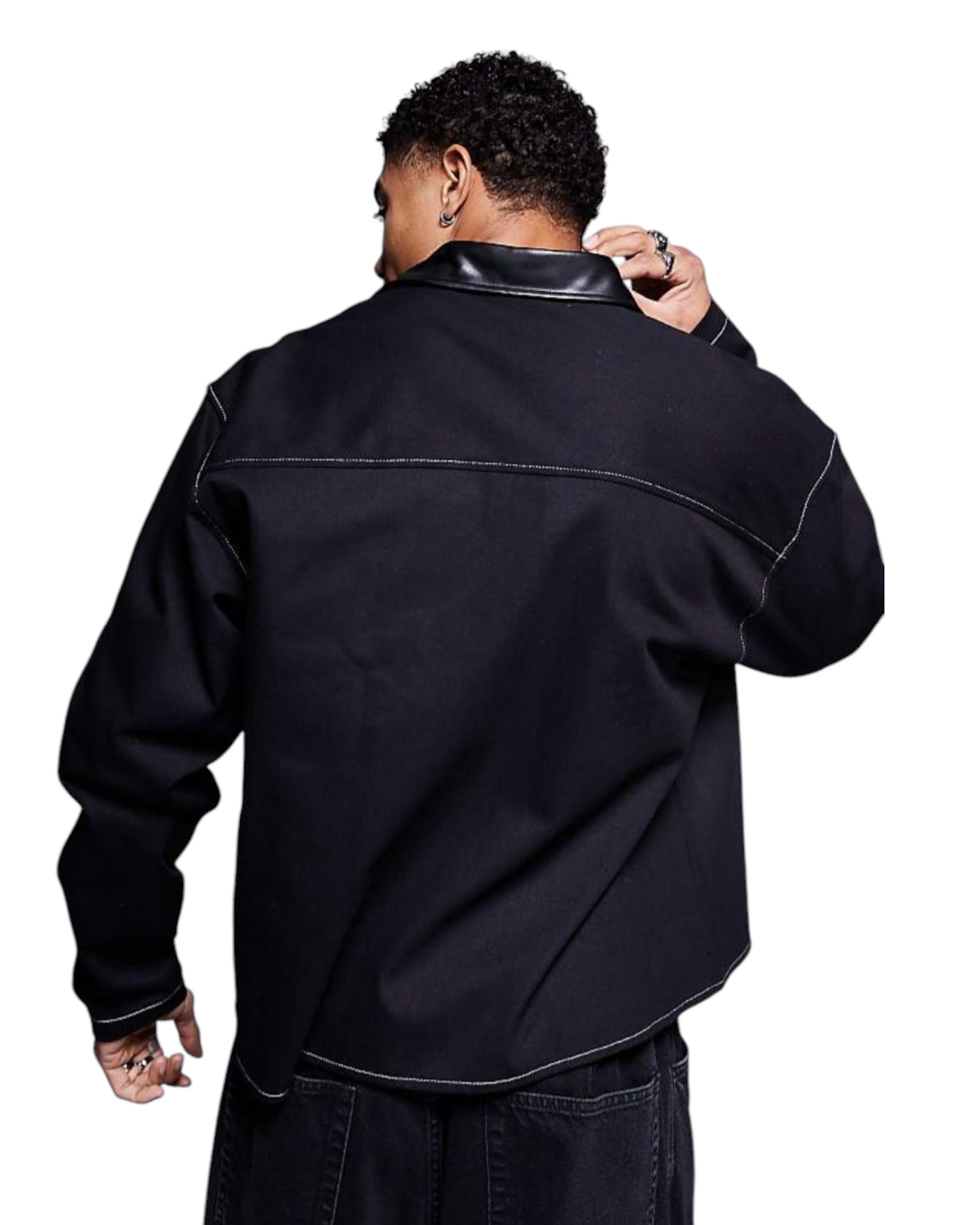 Oversized Collar Jacket