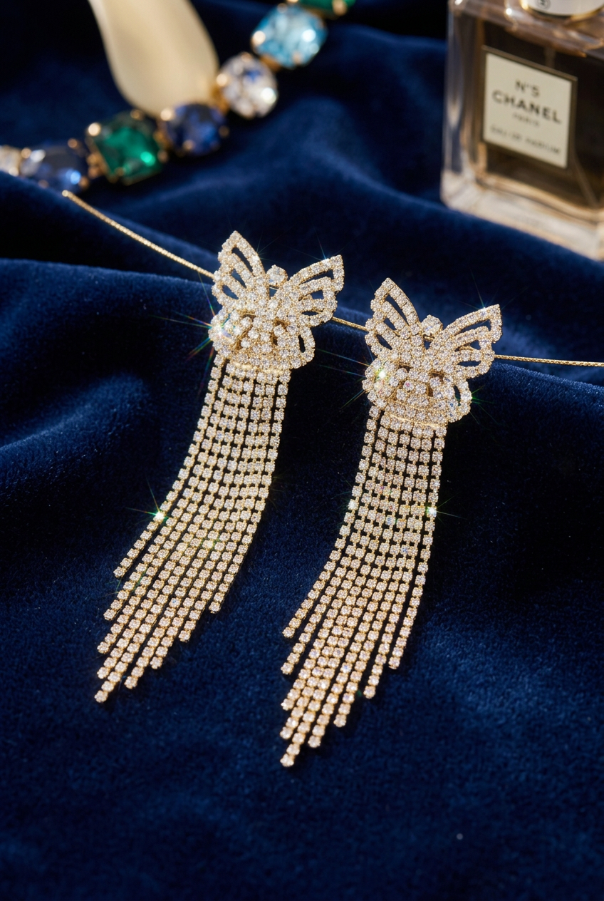 Butterfly Tassel Earring