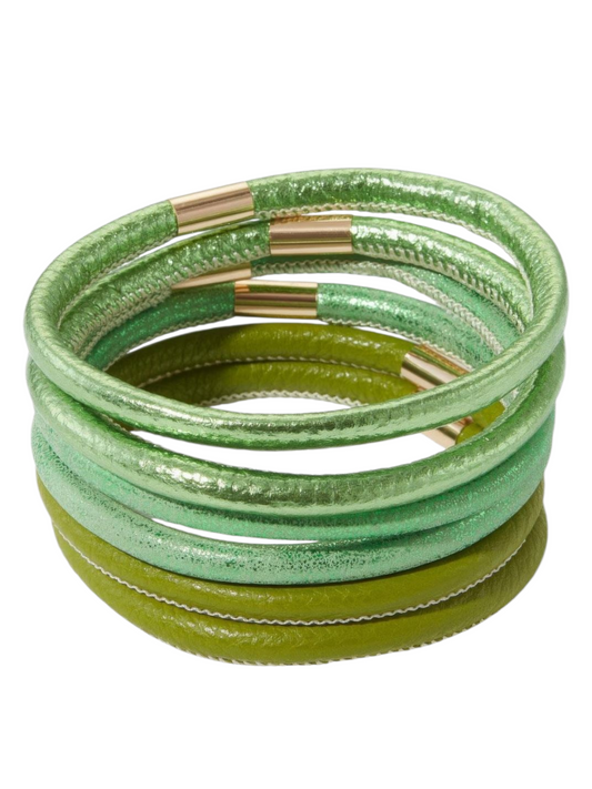 Multi Pu Bracelet Set(6pcs)