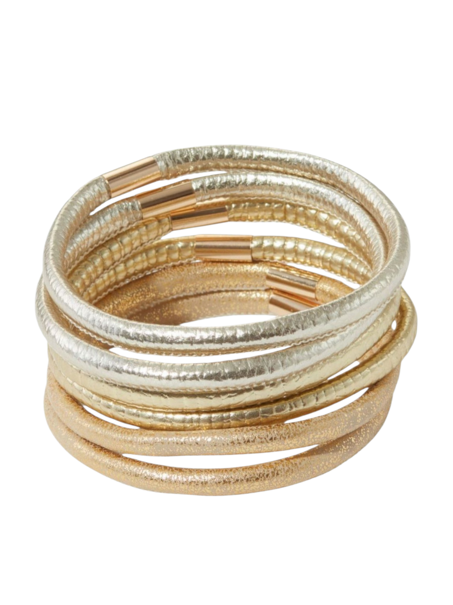 Multi Pu Bracelet Set(6pcs)