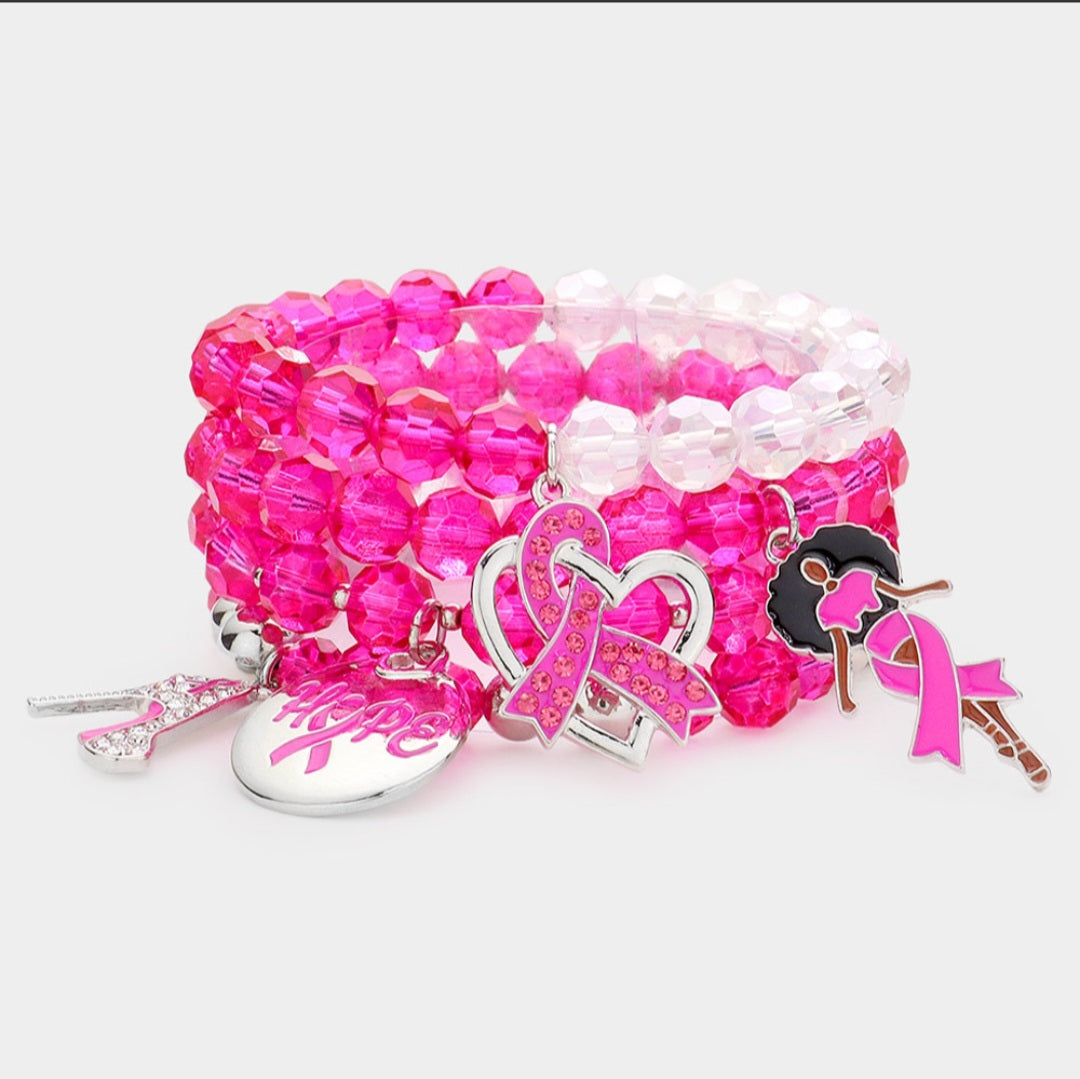 Pink with Charms