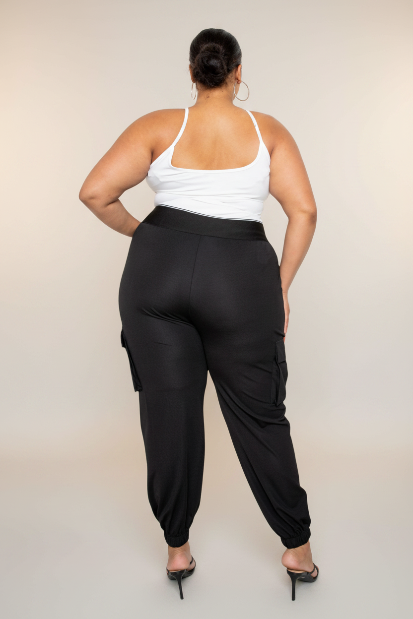 Utility Jogger Pants With Elastic Band