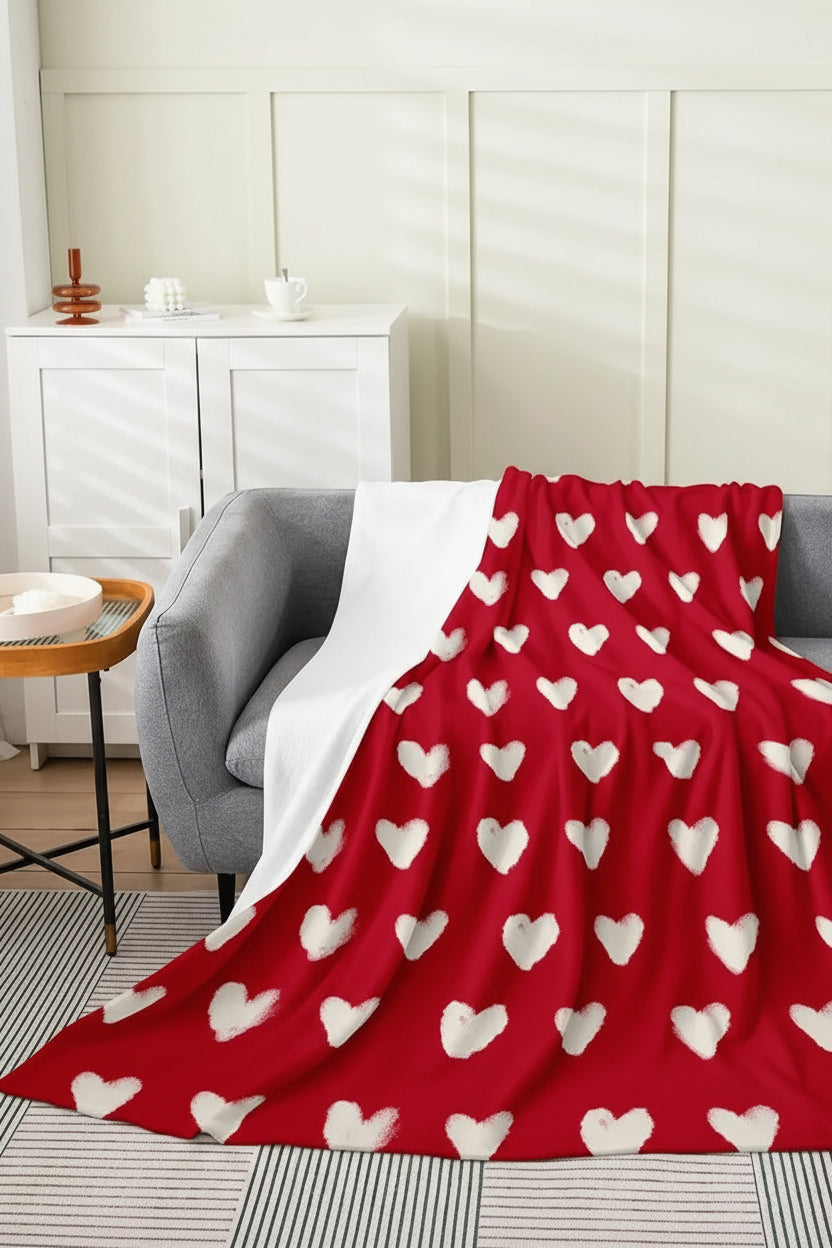 Valentines Throw Blanket