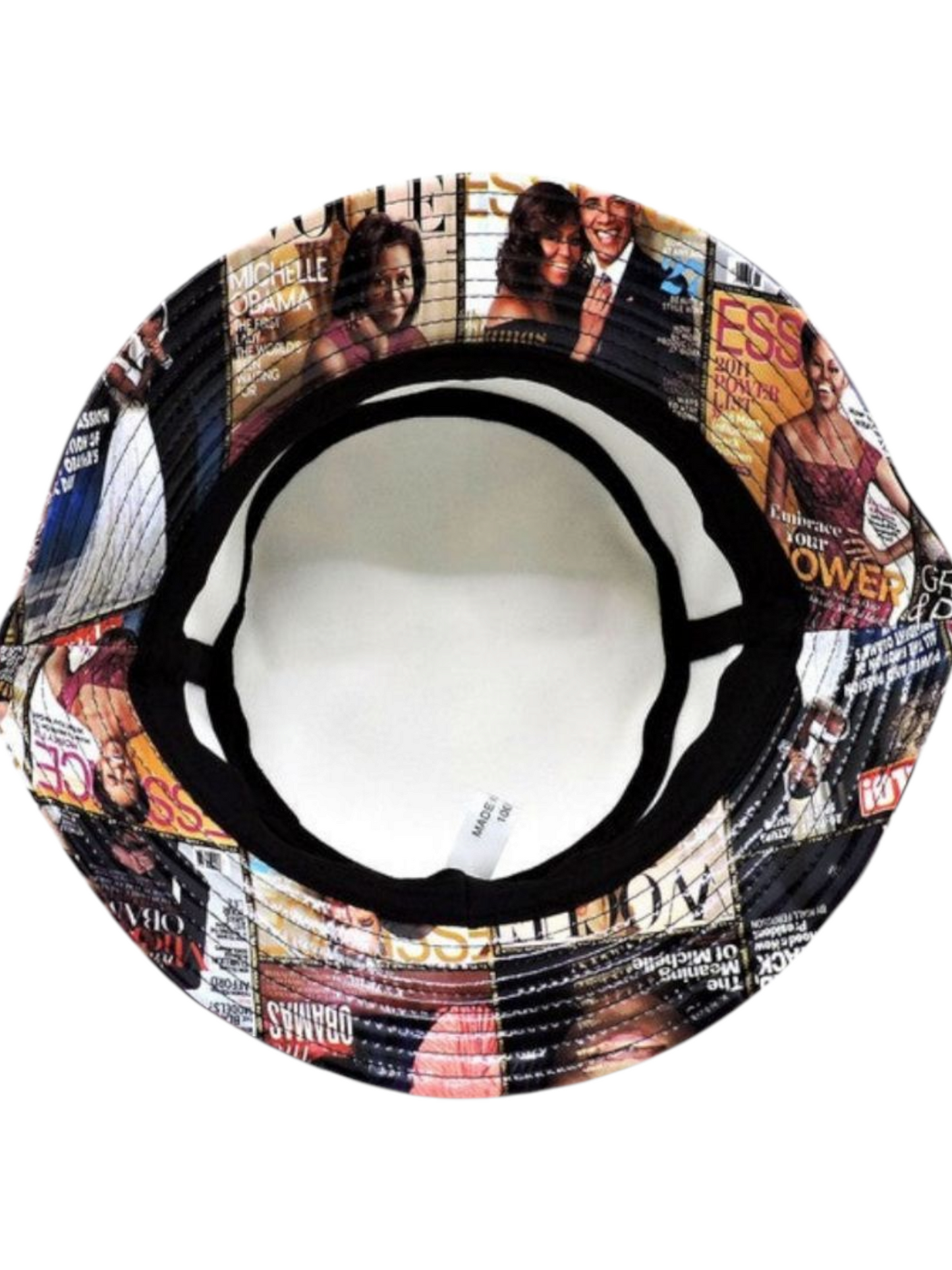 Magazine Cover Collage Hat