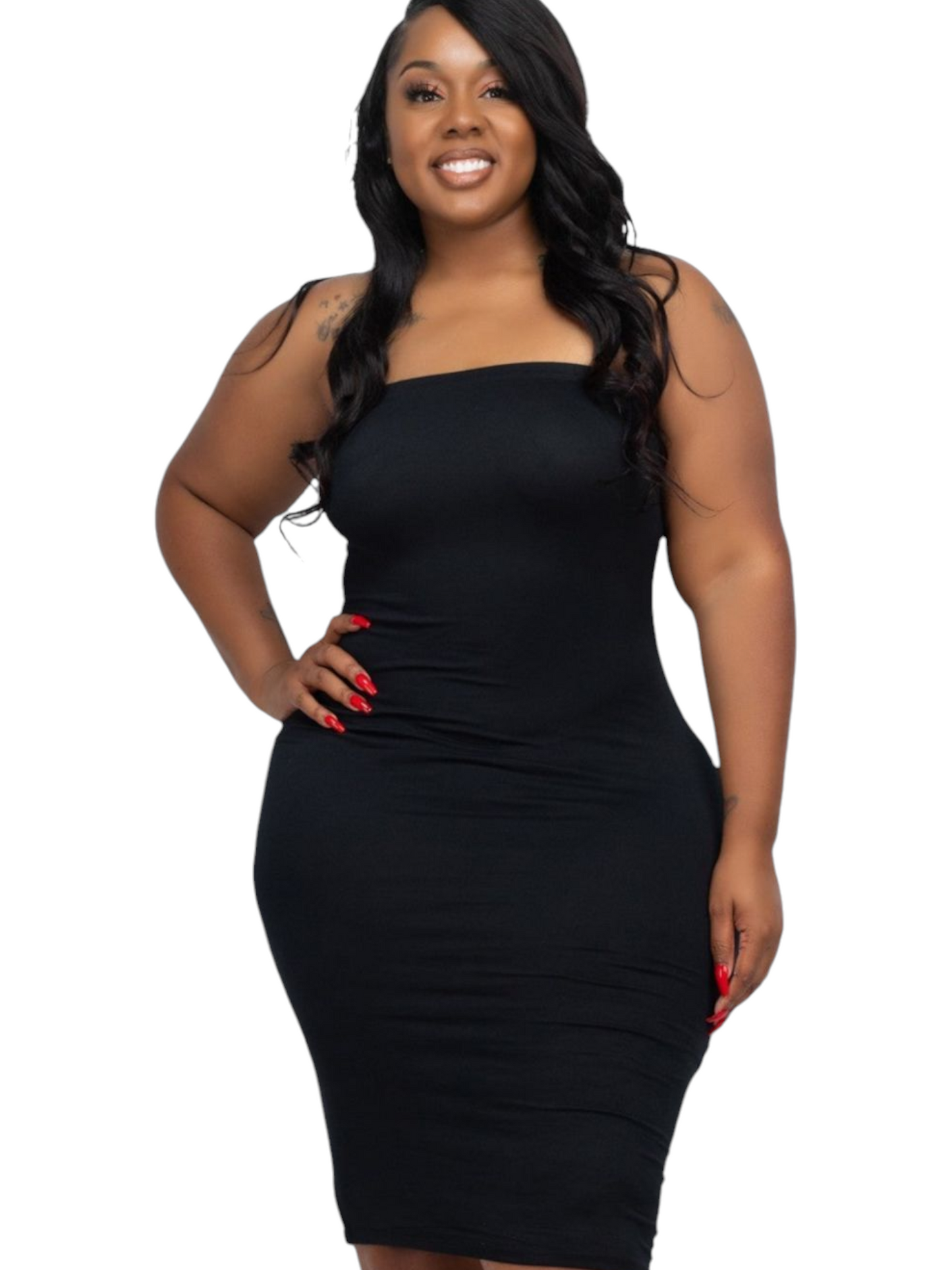 Plus Tube Bodycon Dress