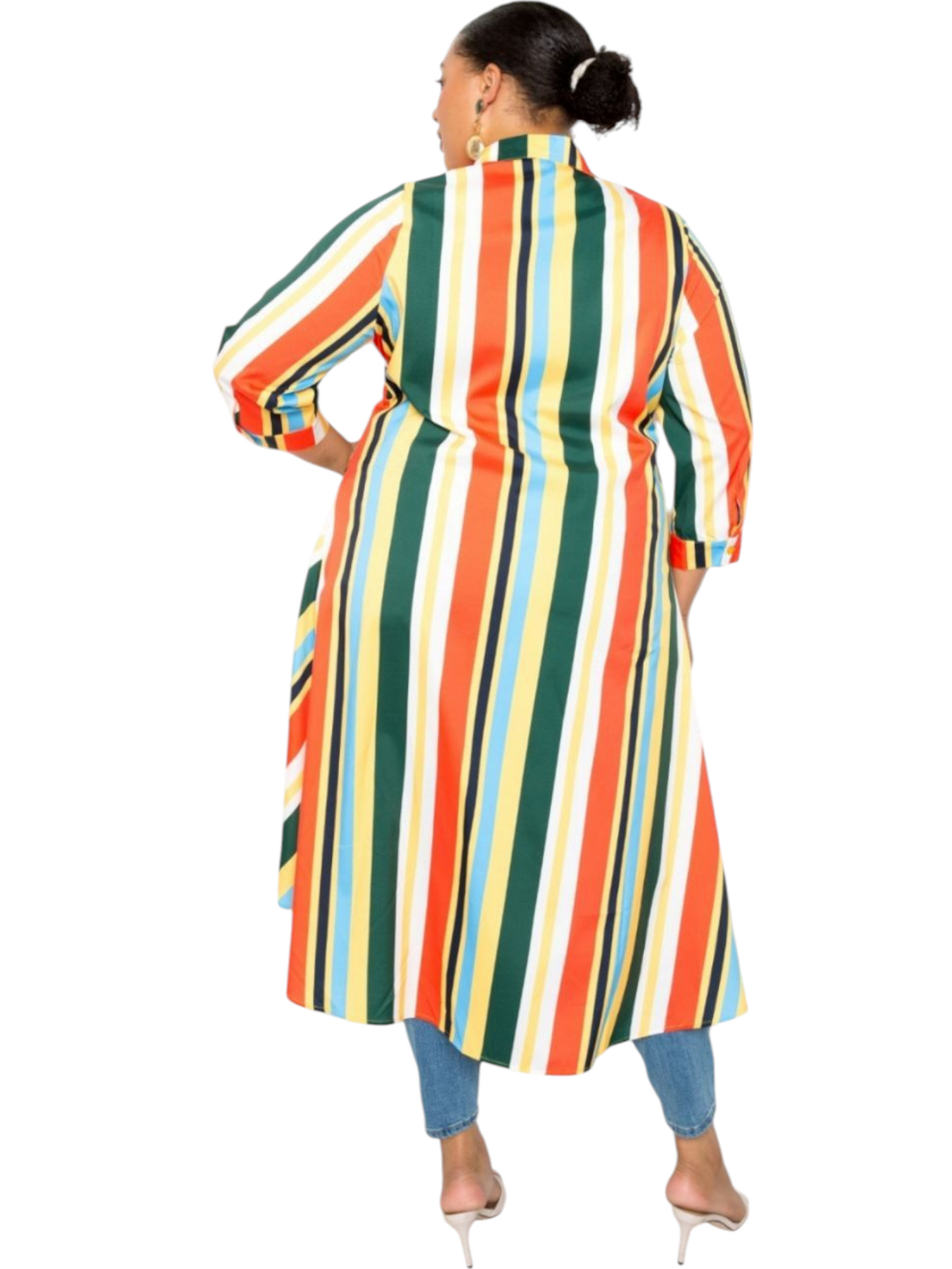 Striped Hi Low Shirt