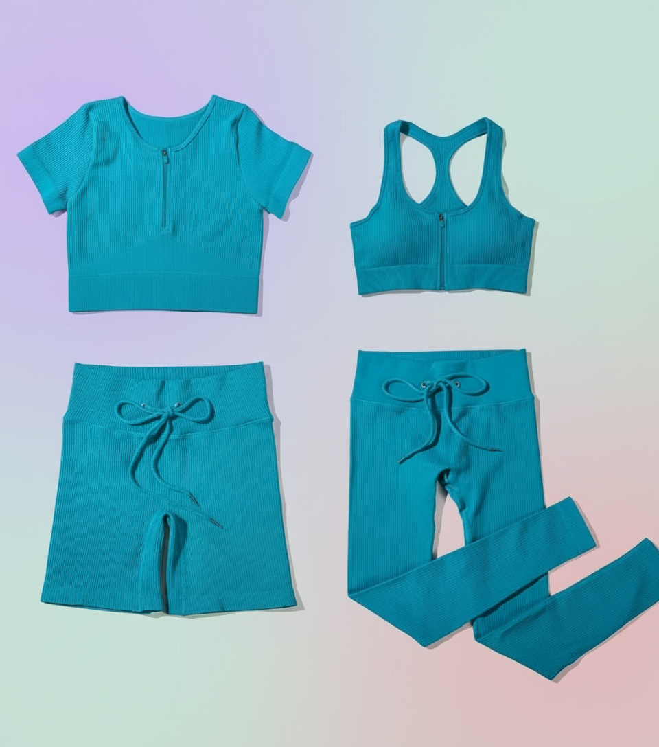 Seamless 4 Piece Yoga Set