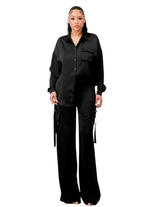 Satin Cargo Set