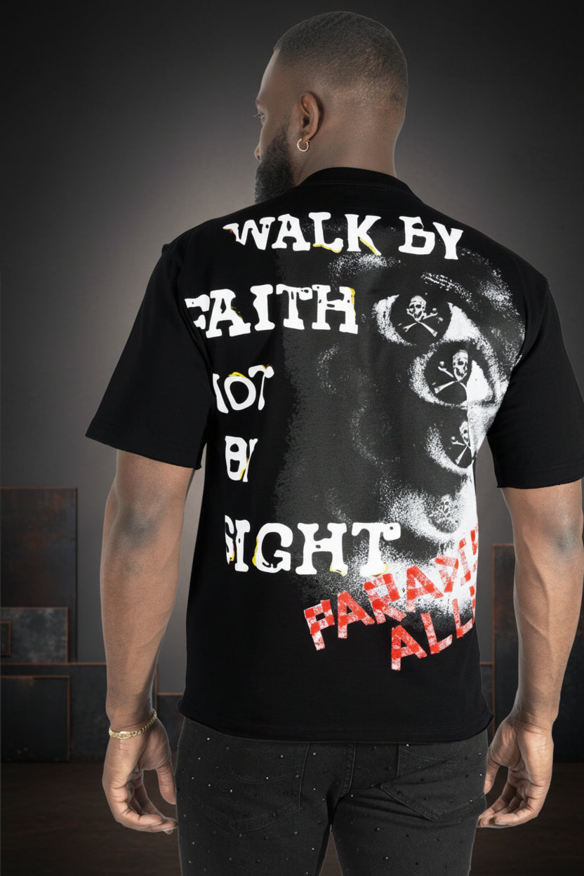 WALK BY FAITH BOXED TEE