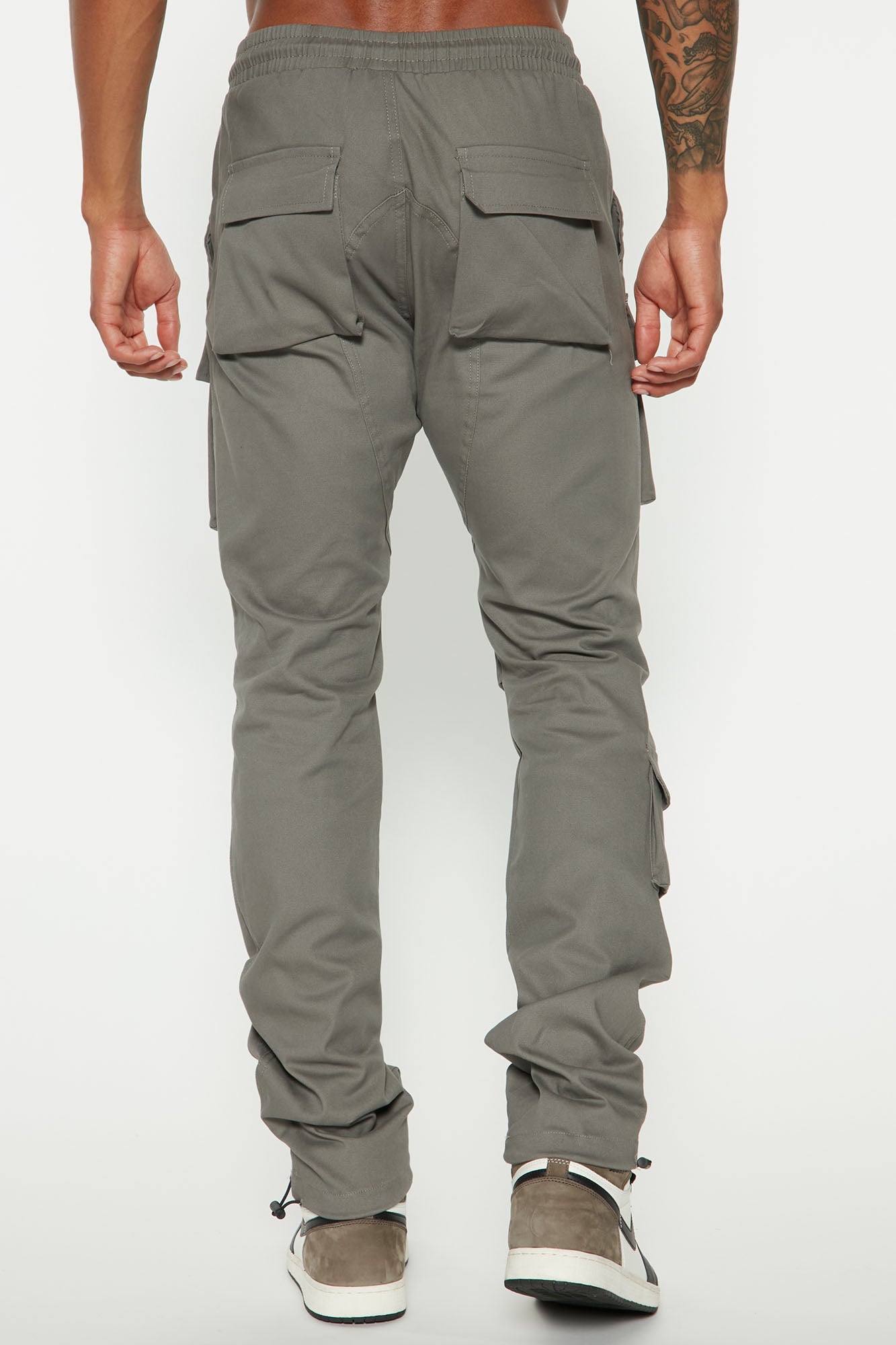 Tha Man Cargo Pants - Charcoal