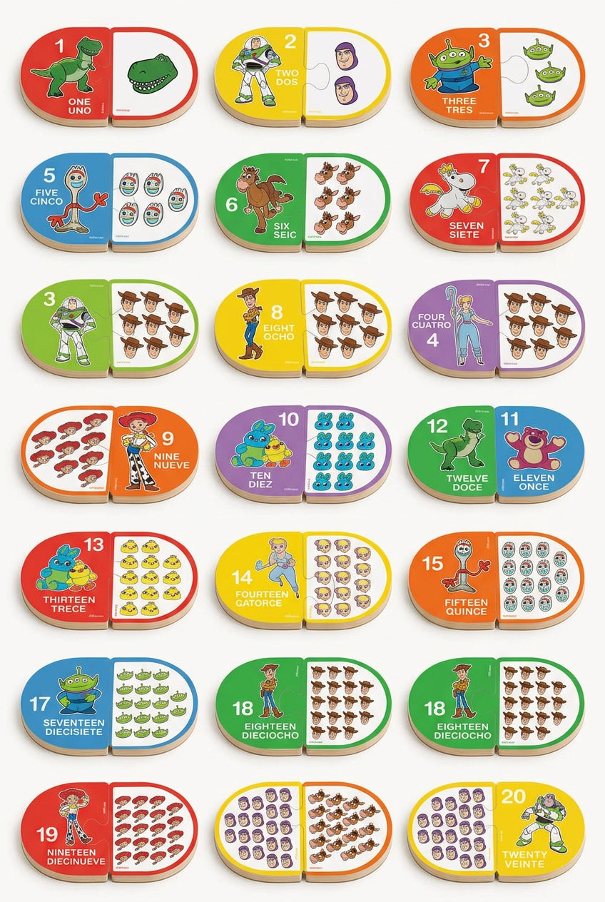 Disney - Toy Story Matching Number Puzzle