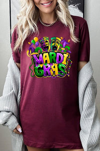 Mardi Gras Graphic Plus Tee