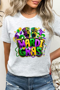 Mardi Gras Graphic Plus Tee