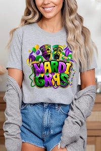 Mardi Gras Graphic Plus Tee