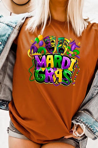 Mardi Gras Graphic Plus Tee