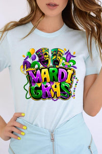 Mardi Gras Graphic Plus Tee