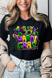 Mardi Gras Graphic Plus Tee