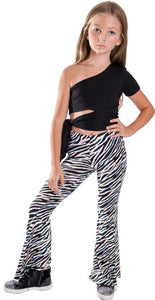 ZEBRA PRINT BELL BOTTOM