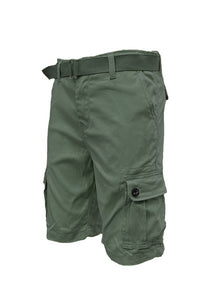 Belted Cargo Shorts