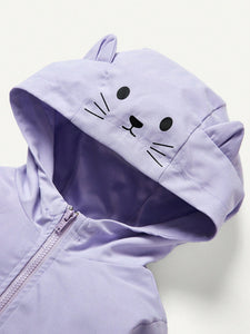 Adorable Kitty Hooded Jacket w/Ears