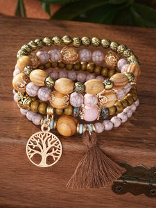 4 Pieces Bohemian Bracelet Set