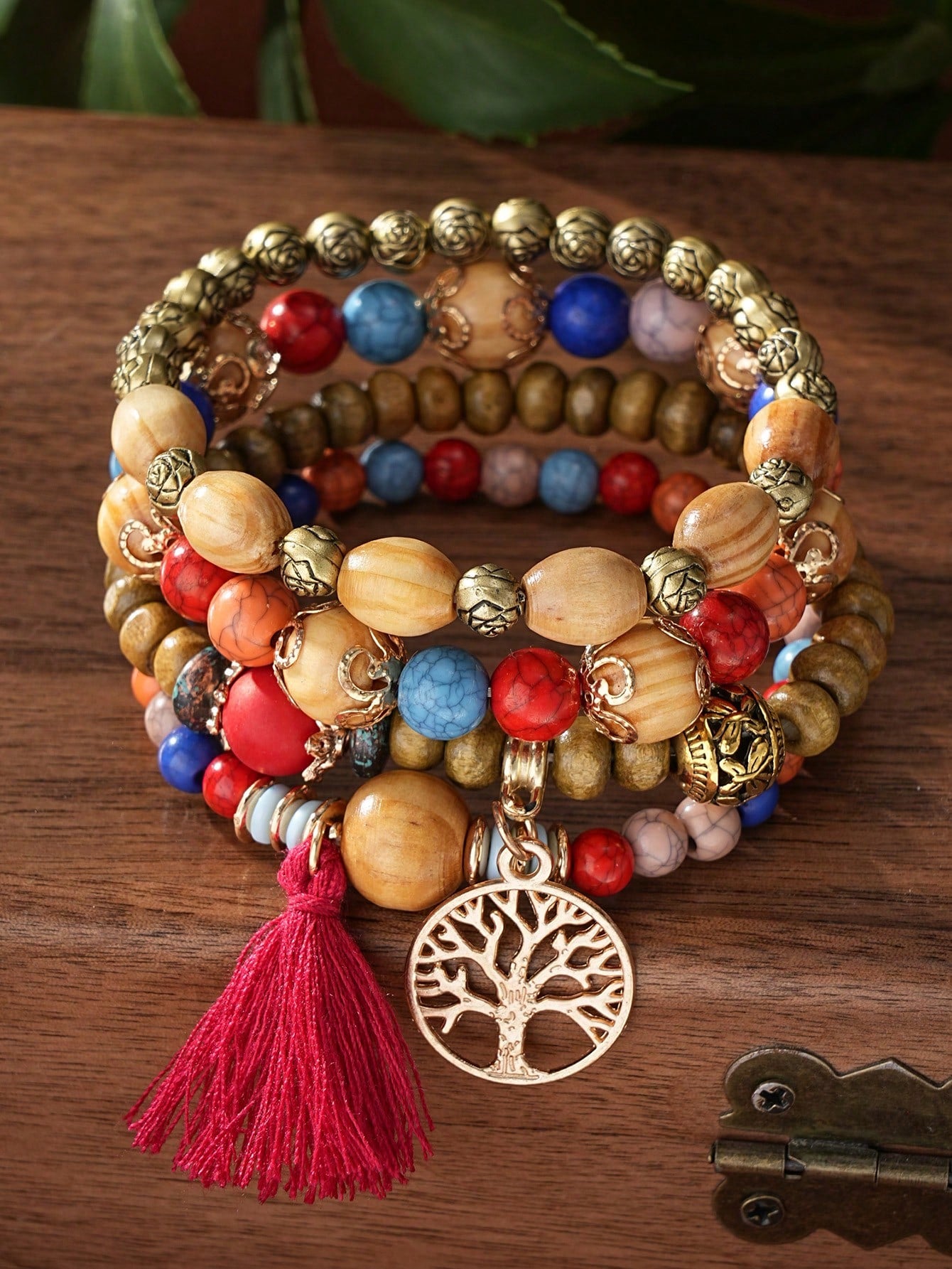 4 Pieces Bohemian Bracelet Set