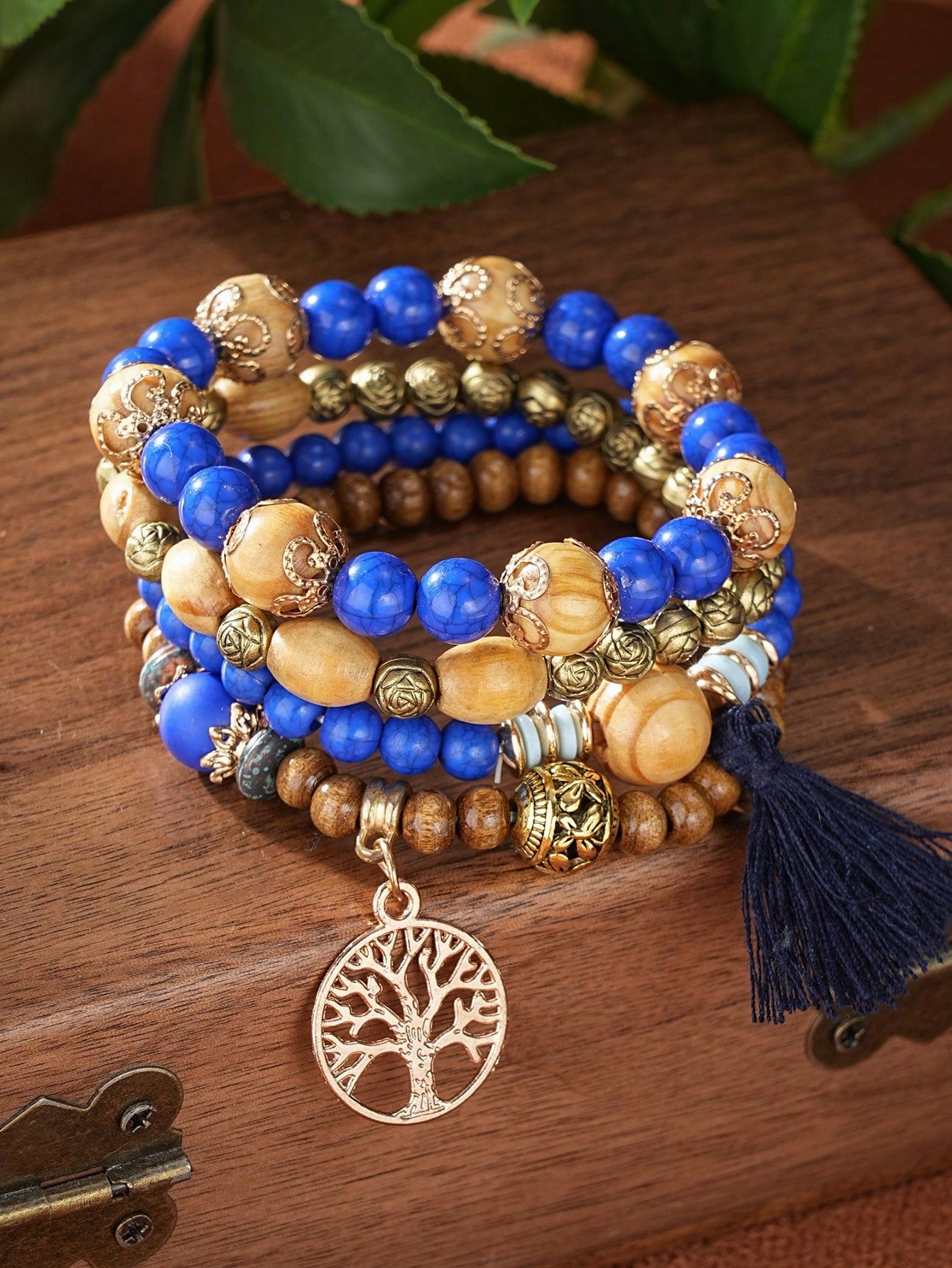 4 Pieces Bohemian Bracelet Set