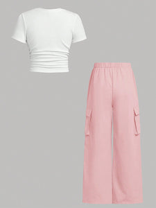 Teen Jogger Casual Two-Piece Set