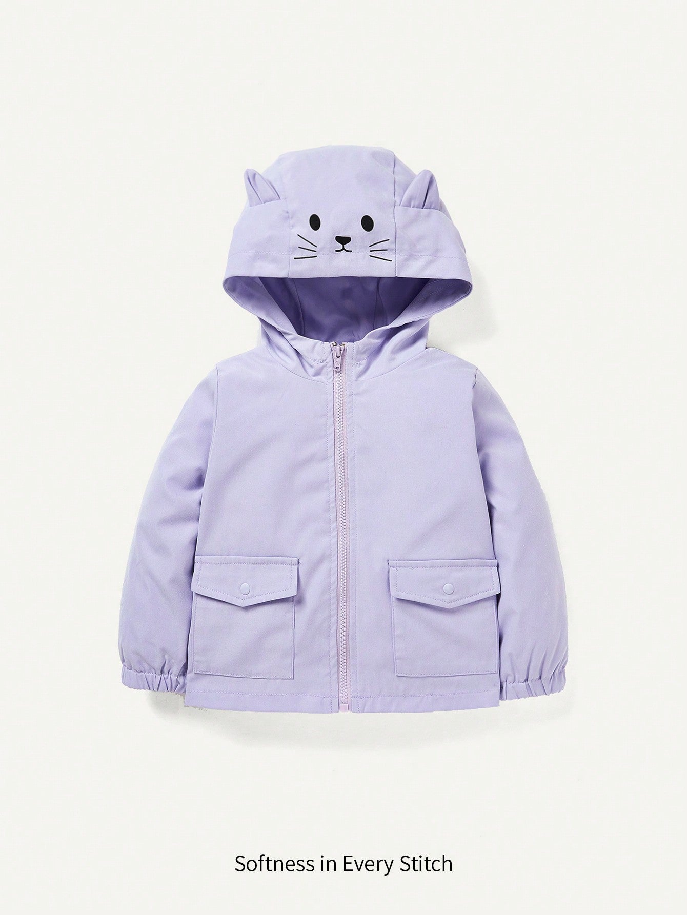 Adorable Kitty Hooded Jacket w/Ears