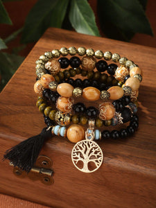 4 Pieces Bohemian Bracelet Set