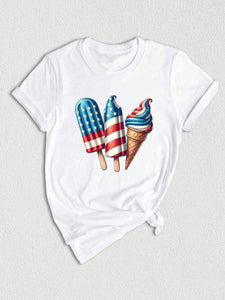 R/W/B Ice Cream T-Shirt