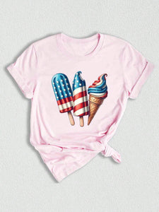 R/W/B Ice Cream T-Shirt