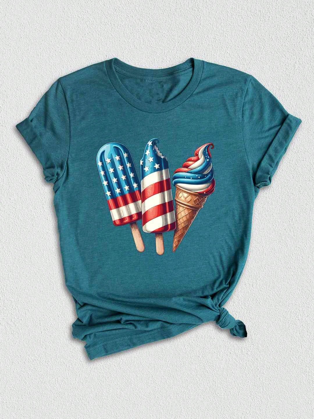 R/W/B Ice Cream T-Shirt