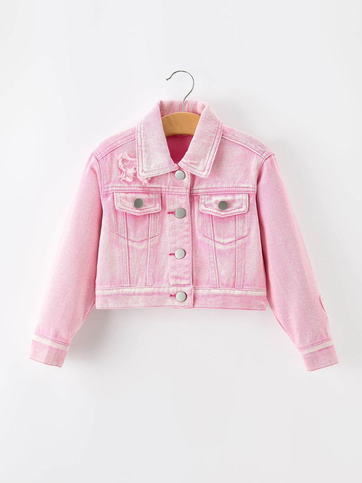Pink Denim Jacket
