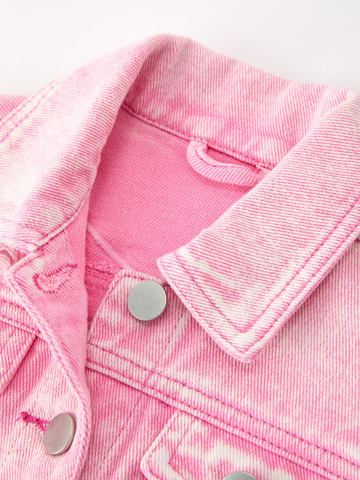 Pink Denim Jacket