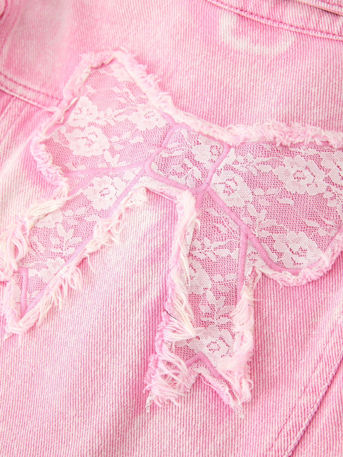Pink Denim Jacket