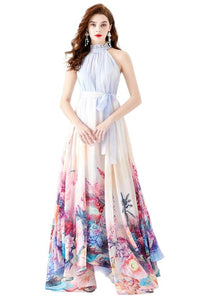 CHIFFON MAXI DRESS