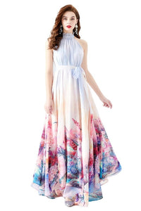 CHIFFON MAXI DRESS