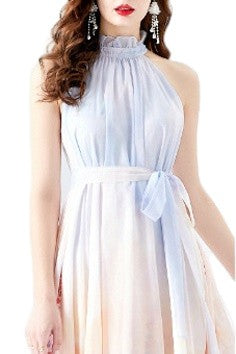 CHIFFON MAXI DRESS