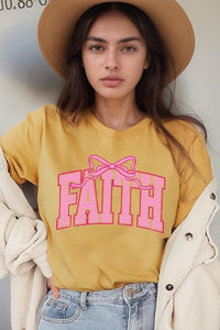 Faith Coquette Bow Graphic Tee