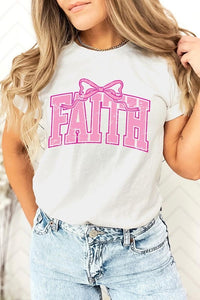 Faith Coquette Bow Graphic Tee