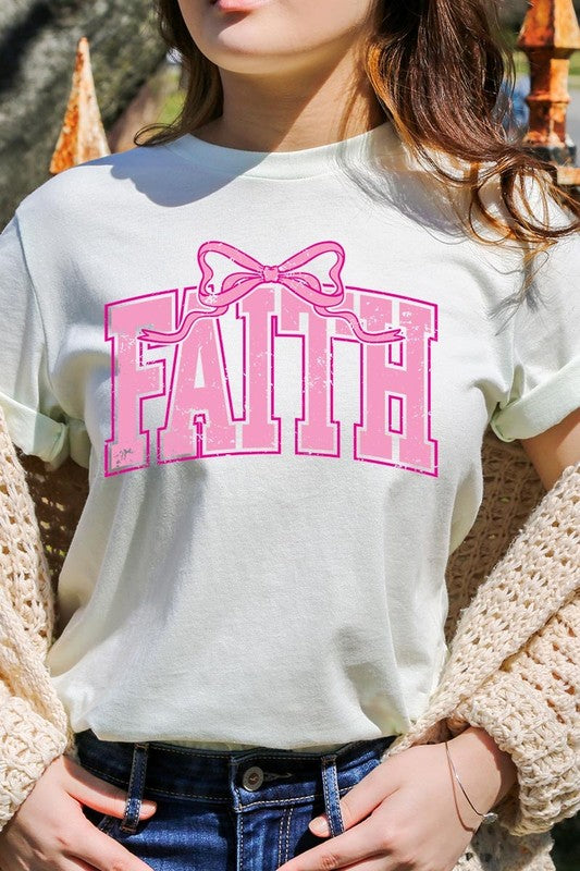 Faith Coquette Bow Graphic Tee