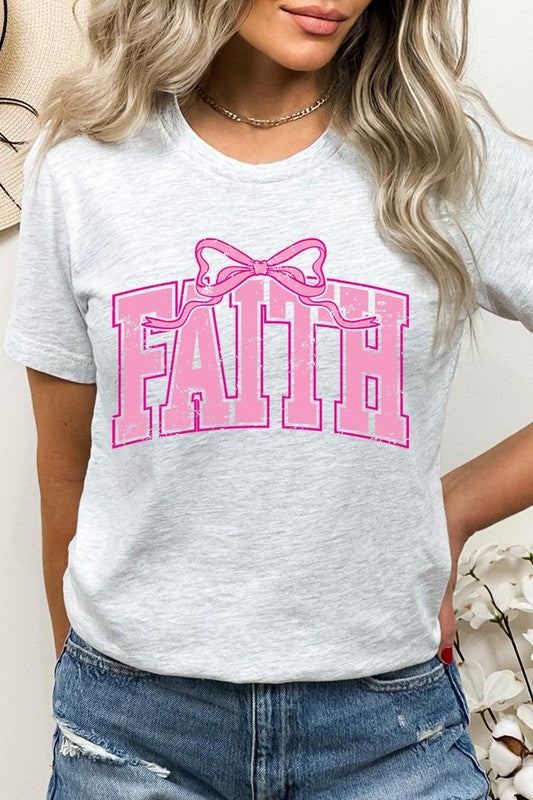 Faith Coquette Bow Graphic Tee