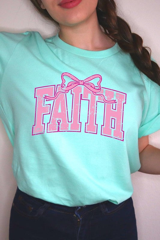 Faith Coquette Bow Graphic Tee