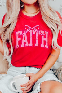 Faith Coquette Bow Graphic Tee