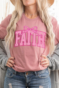 Faith Coquette Bow Graphic Tee