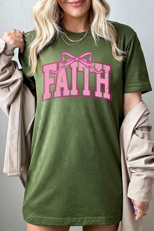 Faith Coquette Bow Graphic Tee