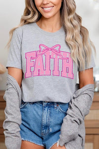 Faith Coquette Bow Graphic Tee